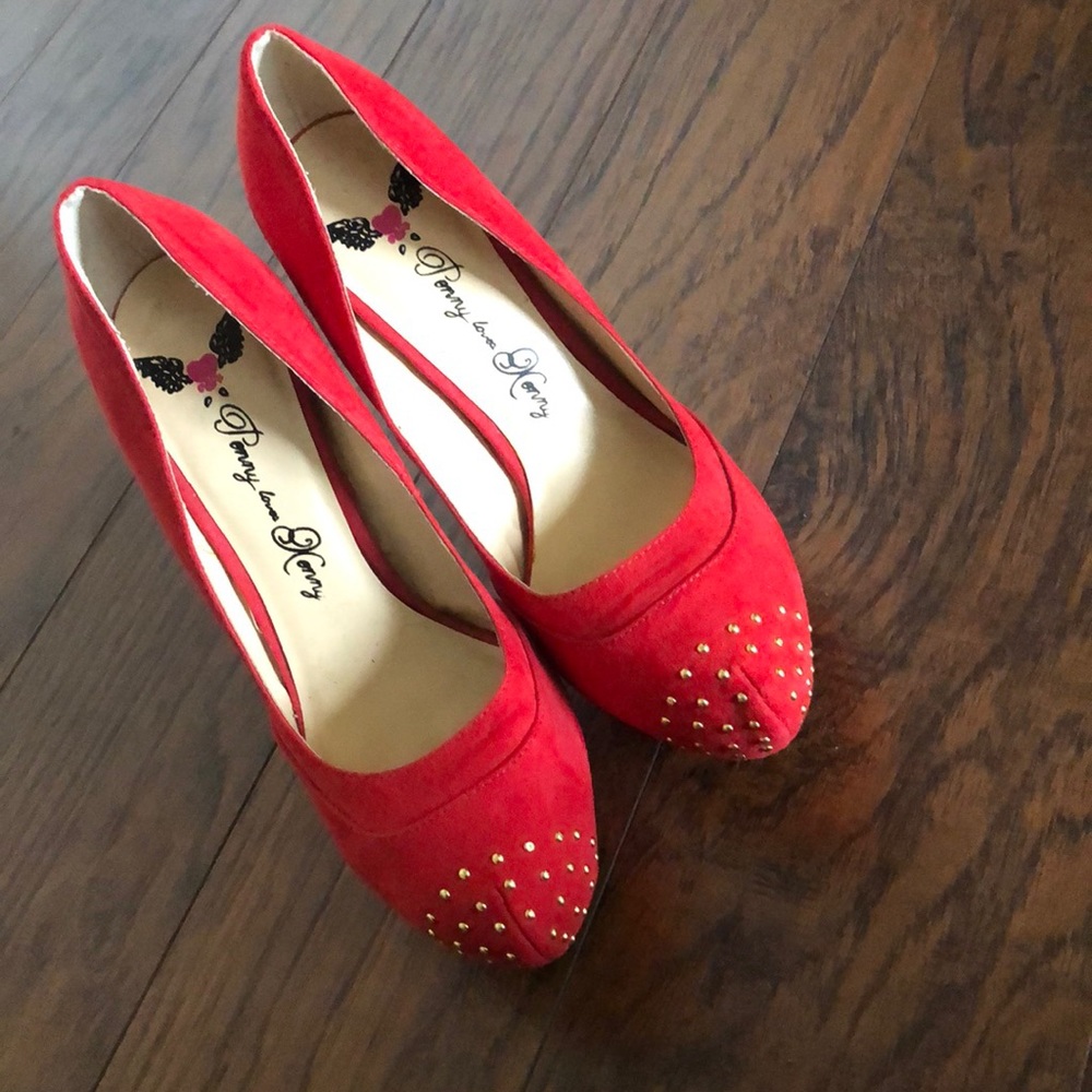 Red high heels